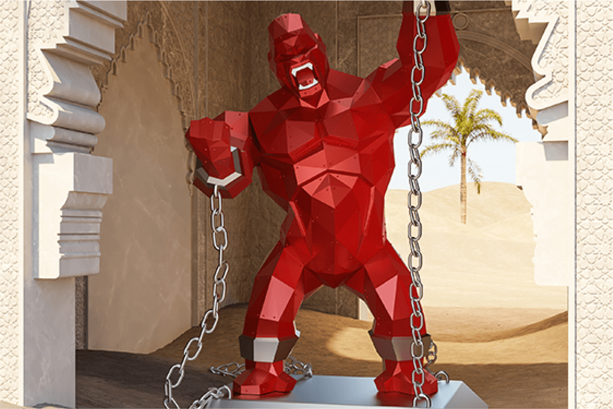 SHACKLED KONG